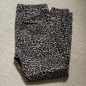 NWOT Crew Factory Size6 Leopard WINNIE PANT